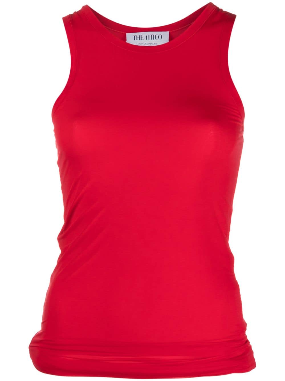 The Attico Tanktop mit Logo-Applikation - Rot von The Attico