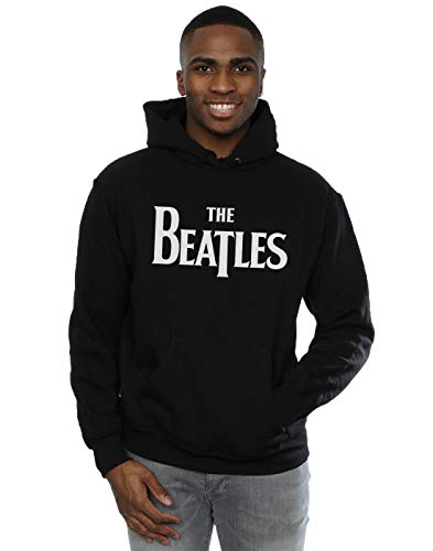 The Beatles Herren Drop T Logo Kapuzenpullover X-Large Schwarz von The Beatles