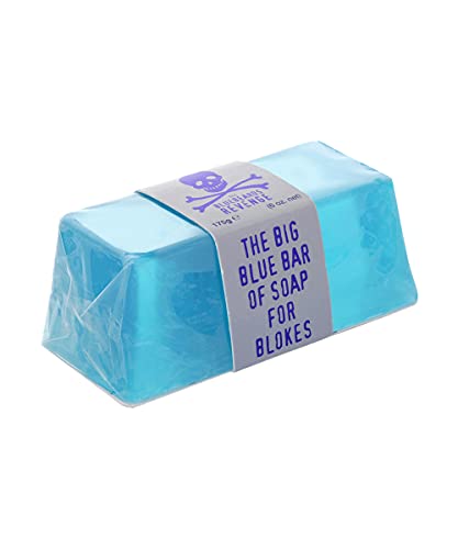 The Bluebeards Revenge, Big Blue Hand And Body Soap Bar For Men, Vegan Friendly And Low Waste Soap Bar, 175g von The Bluebeards Revenge