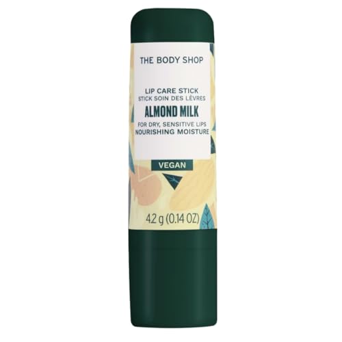 The Body Shop ALMOND MILK Lip Care Stick For DRY, SENSITIVE LIPS Nourishing Moisture VEGAN 4,2 g von The Body Shop