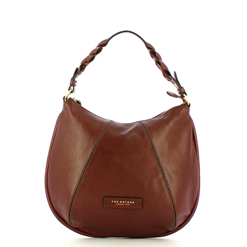 The Bridge Brigida - Schultertasche 41 cm marrone von The Bridge