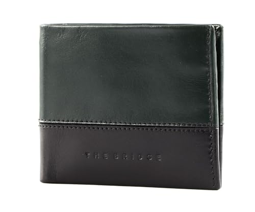 The Bridge Man Wallet Malachite/Nero ABB. Rut. Scuro von The Bridge