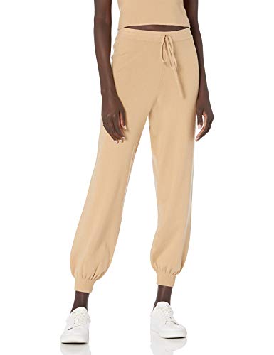 The Drop Damen Maddie superweiche Strick-Jogginghose mit lockerer Passform, Curds & Whey, XS von The Drop