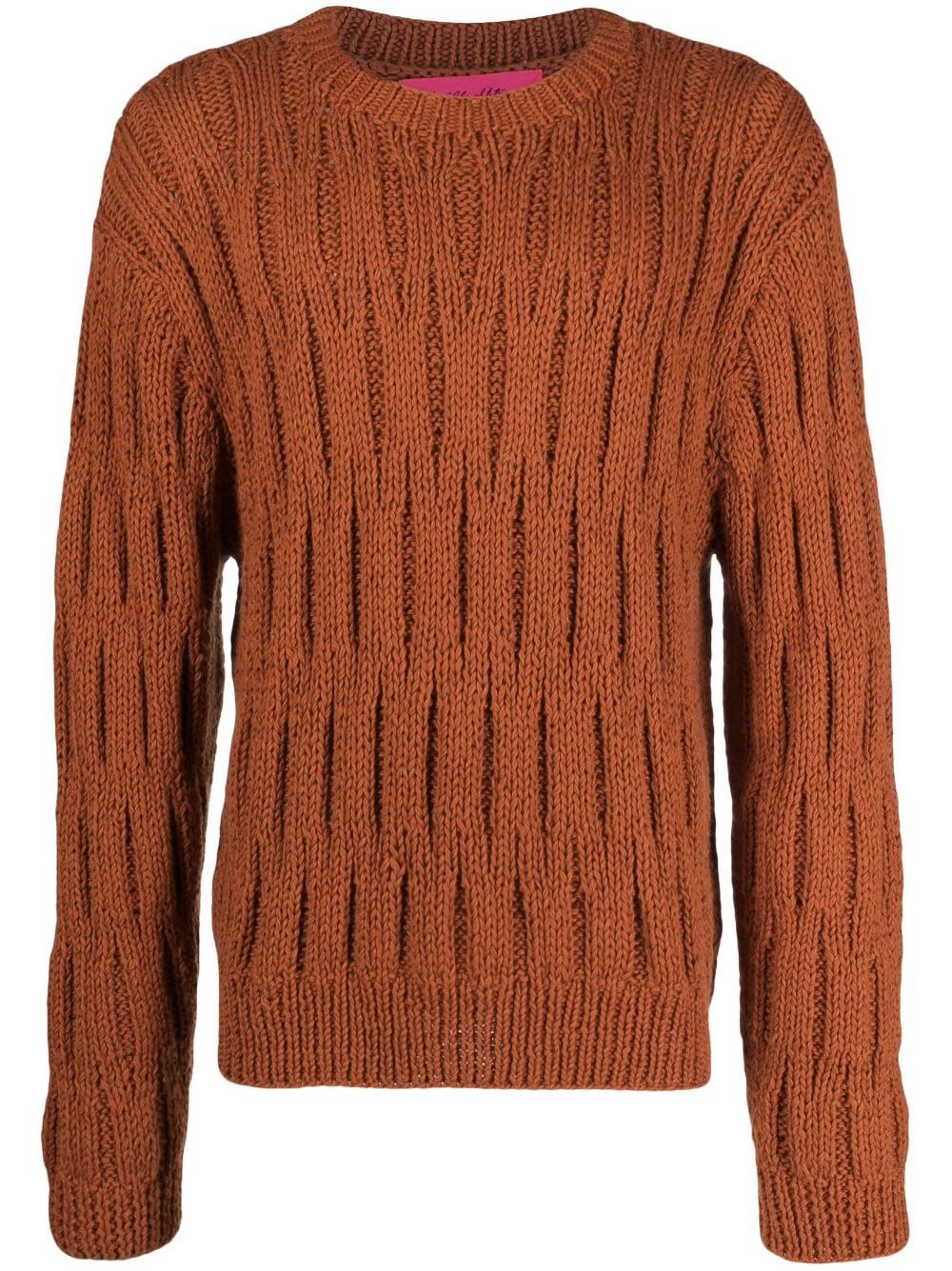 The Elder Statesman Tide Stitch Pullover - Braun von The Elder Statesman