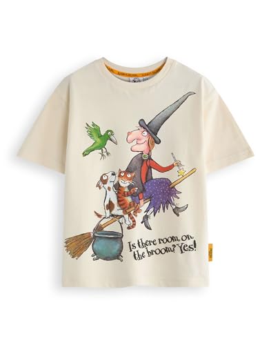 The Gruffalo Gruffalo & Friends Room on The Broom Kinder-T-Shirt | Kids Witch & Friends Storybook Grafik-T-Shirt in Hellbraun | Julia Donaldson Story Tale Book Apparel Top The Gruffalo Gruffalo & Friends Room on The Broom Kinder-T-Shirt | Kids Witch & Friends Storybook Grafik-T-Shirt in Hellbraun | Julia Donaldson Story Tale Book Apparel Top von The Gruffalo