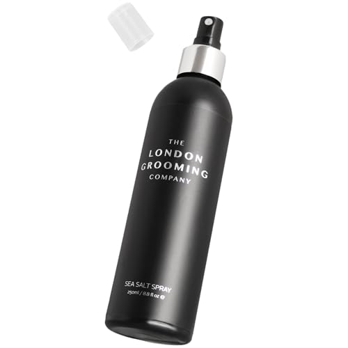 The London Grooming Company Meersalz Spray für Männer | Starker, ganztägiger Halt| mattes Finish|leicht auswaschbar |ungepflegter, texturierter Look | 250ml (8.8 Fl Oz) von The London Grooming Company