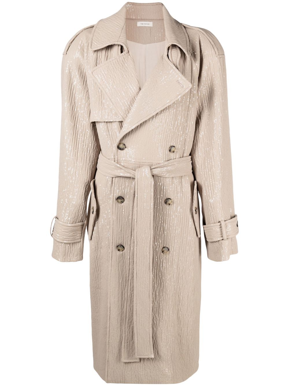 The Mannei Soria Trenchcoat - Nude von The Mannei