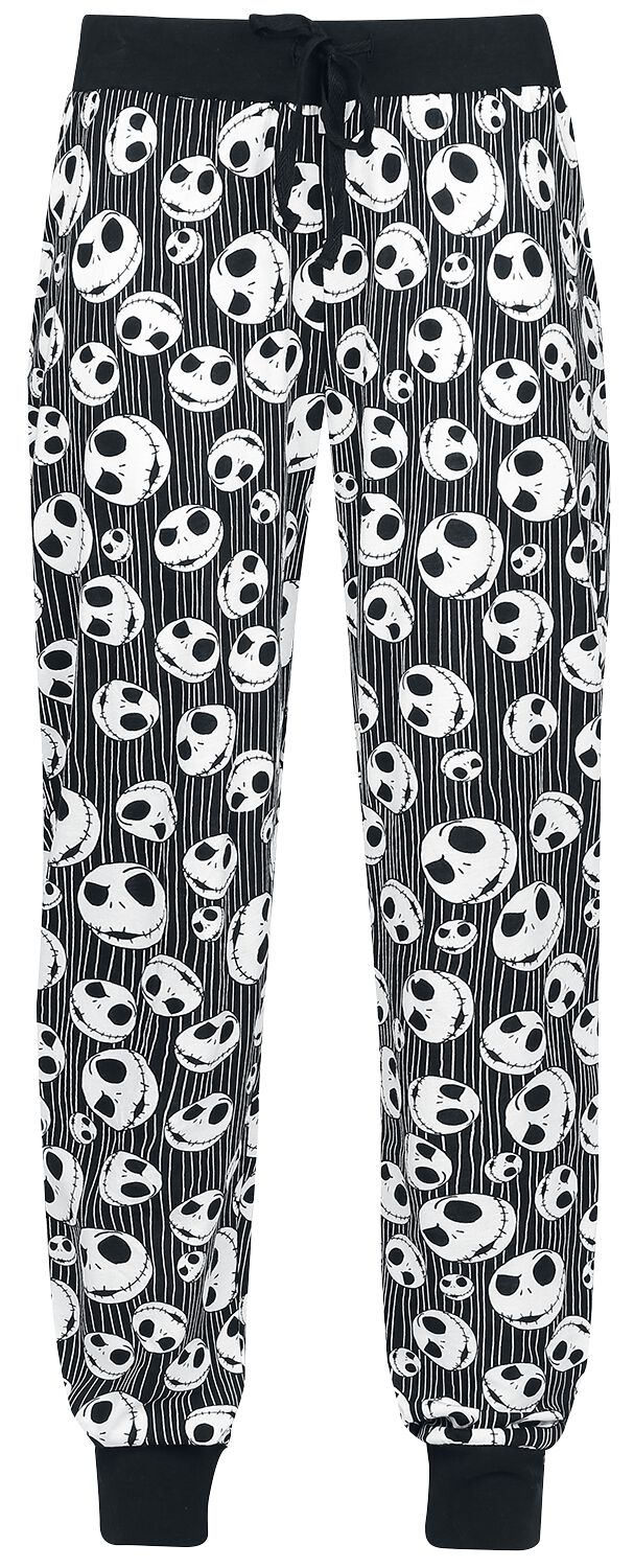 The Nightmare Before Christmas - Disney Pyjama-Hose - Jack Skellington - Skulls - S bis 3XL - für Damen - Größe S - schwarz  - EMP exklusives von The Nightmare Before Christmas