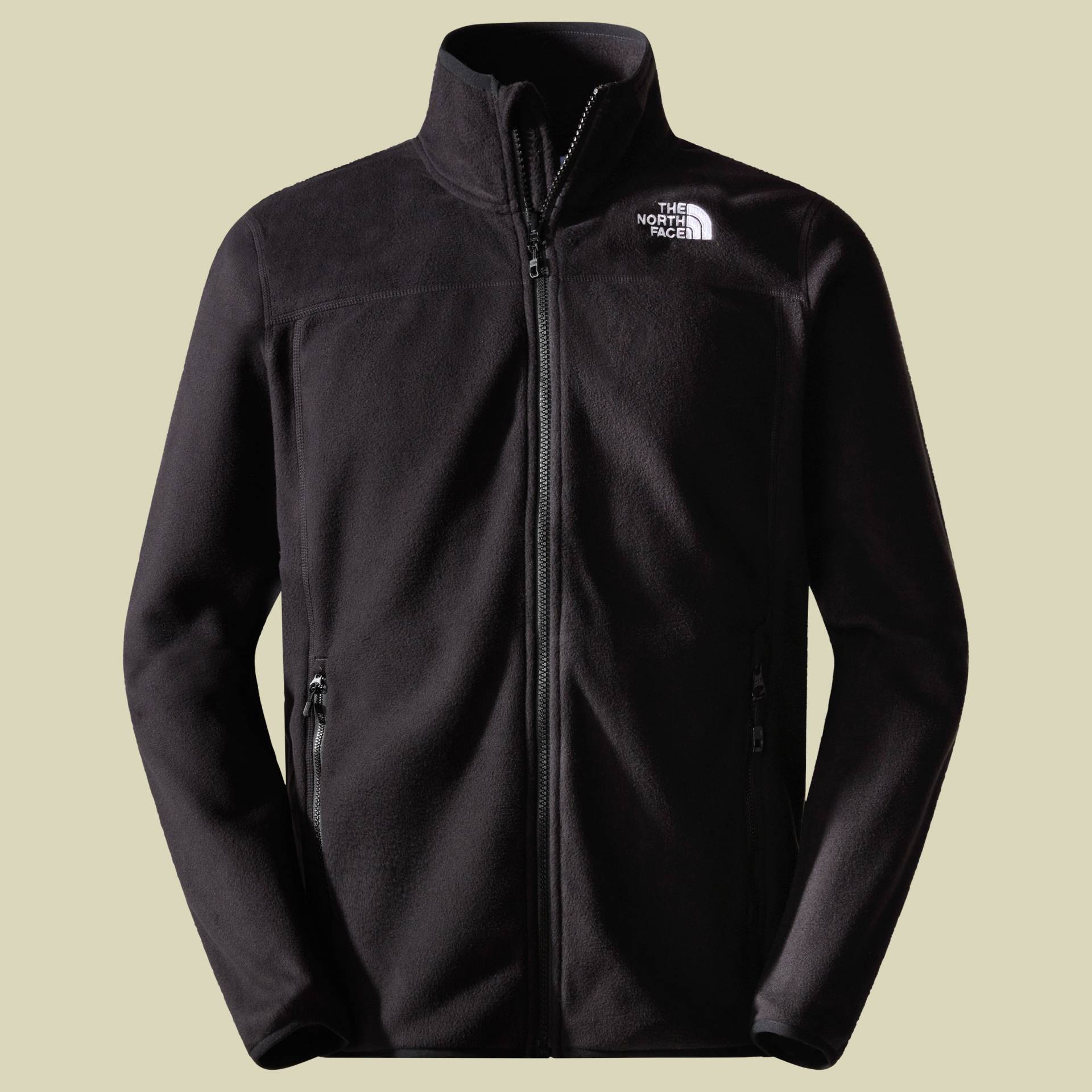 100 Glacier Full Zip Men schwarz XXL - TNF black von The North Face