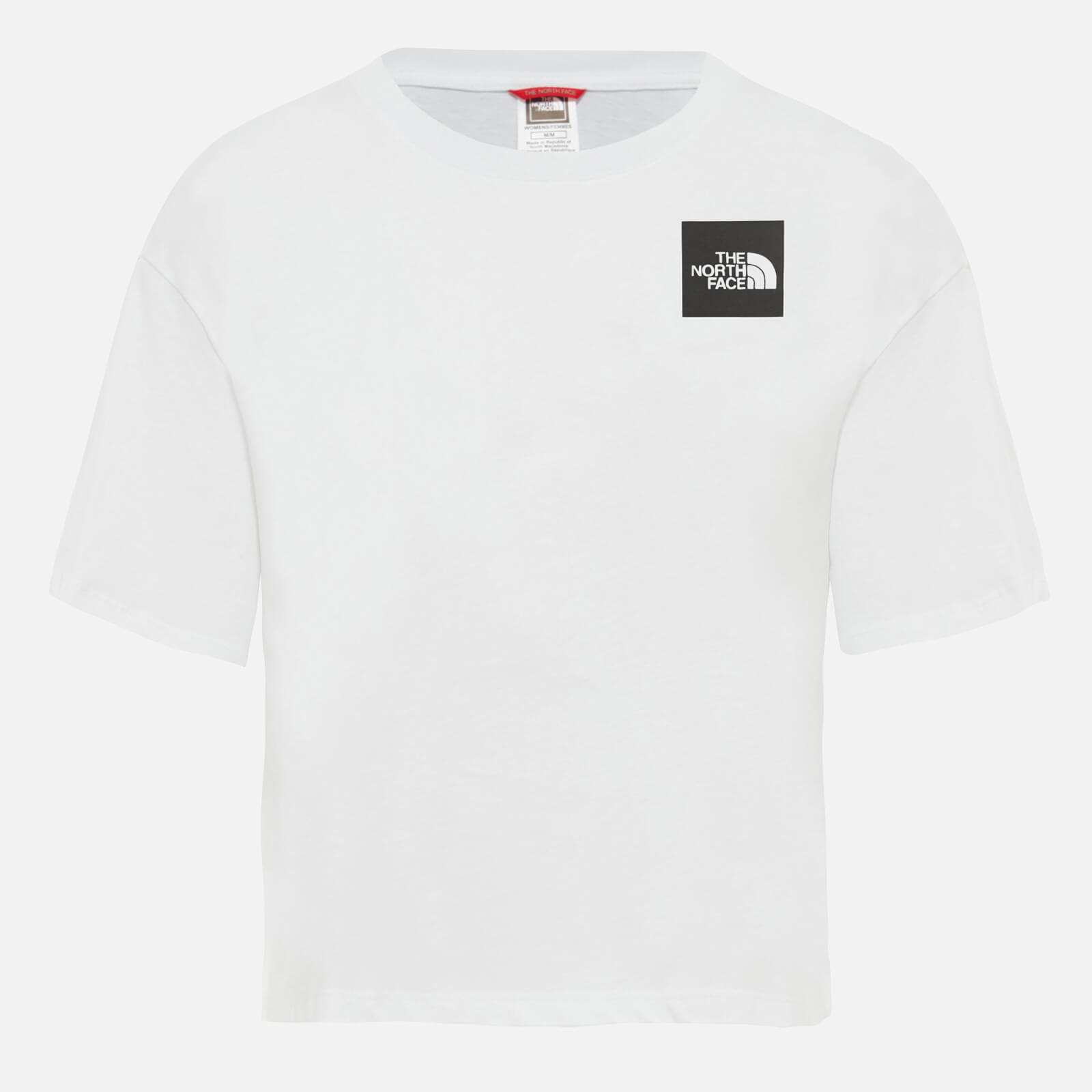 The North Face Women's Cropped Fine T-Shirt - White - L von The North Face