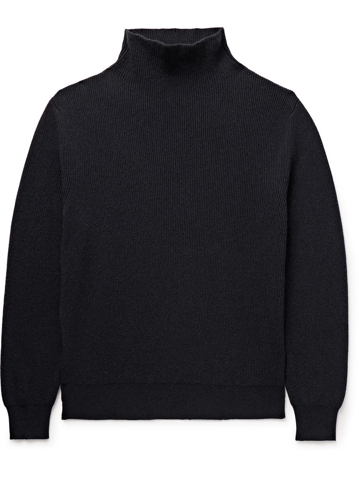 The Row - Daniel Ribbed Cashmere Rollneck Sweater - Men - Blue - S von The Row