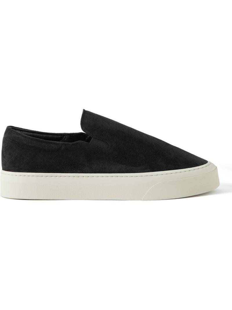 The Row - Dean Suede Slip-On Sneakers - Men - Black - EU 43 von The Row