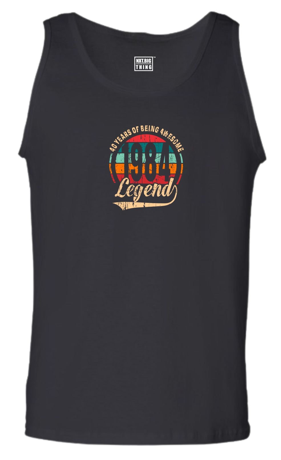 40Th Birthday Weste 40 Jahre Super Legende Geboren 1984 Lustiger Witz Halloween Weihnachten Geburtstag Fans Geschenk Männer Tank Top von TheGymMonsterTGM