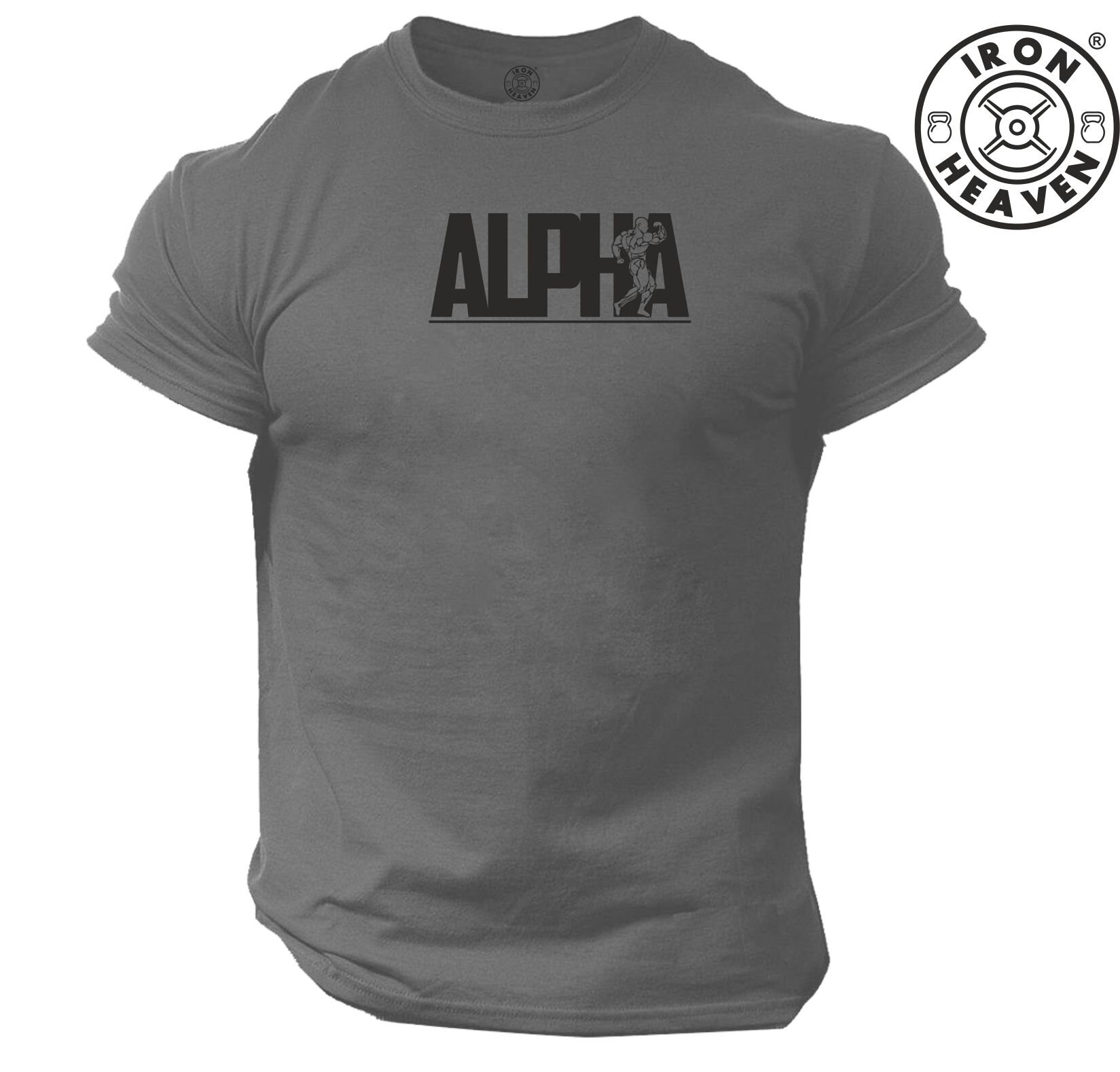 Alpha T-Shirt Gym Kleidung Bodybuilding Krafttraining Workout Übung Kickboxen Mma Karate Armee Militär Iron Heaven Männer T Top von TheGymMonsterTGM