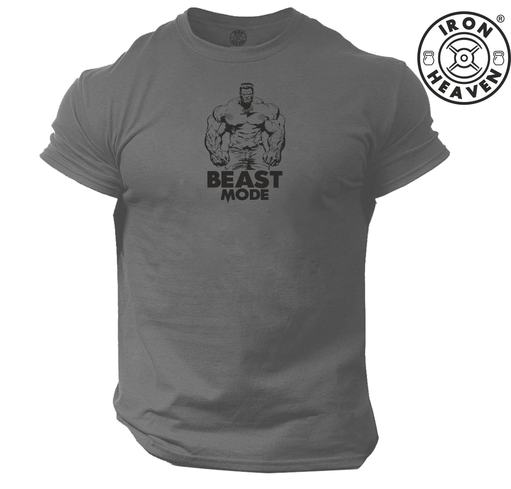 Hulk Beast Mode T-Shirt Gym Kleidung Bodybuilding Krafttraining Workout Übung Kickboxen Mma Karate Military Iron Heaven Männer T Top von TheGymMonsterTGM