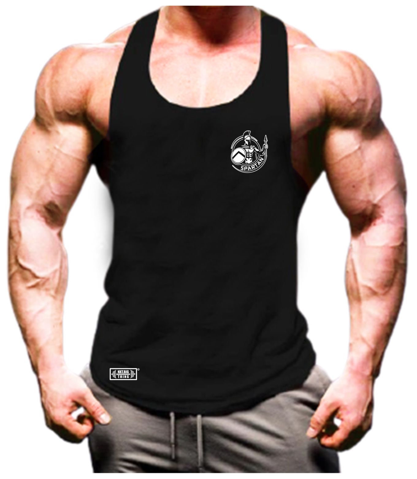 Spartan Krieger Weste Pocket Gym Kleidung Bodybuilding Training Übung Gewichtheben Boxen Mma Pfeil Schild Helm Männer Tank Top von TheGymMonsterTGM