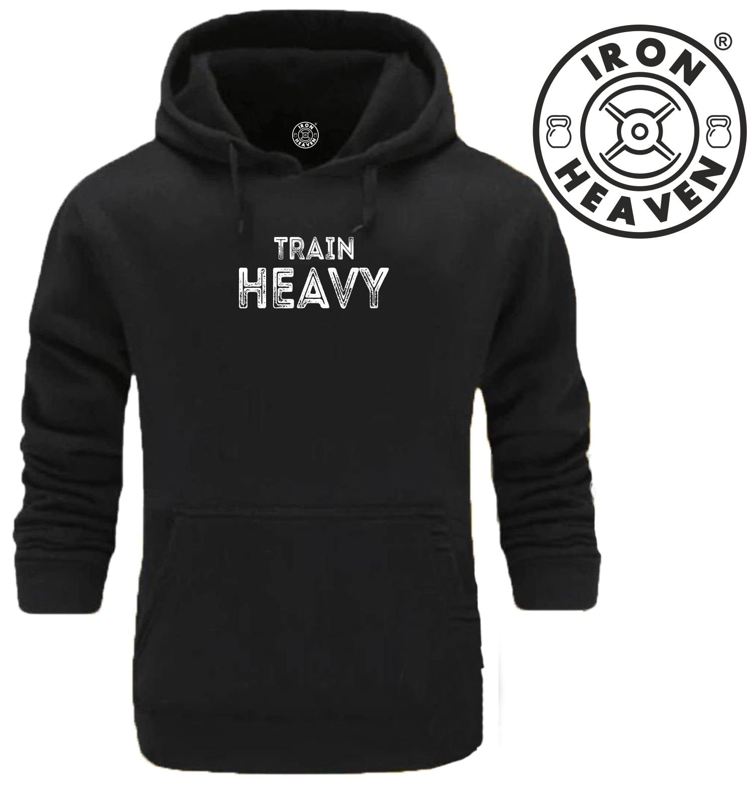 Zug Heavy Hoodie Gym Kleidung Bodybuilding Krafttraining Workout Übung Fitness Kickboxen Mma Iron Heaven Gymwear Männer Sweatshirt Top von TheGymMonsterTGM