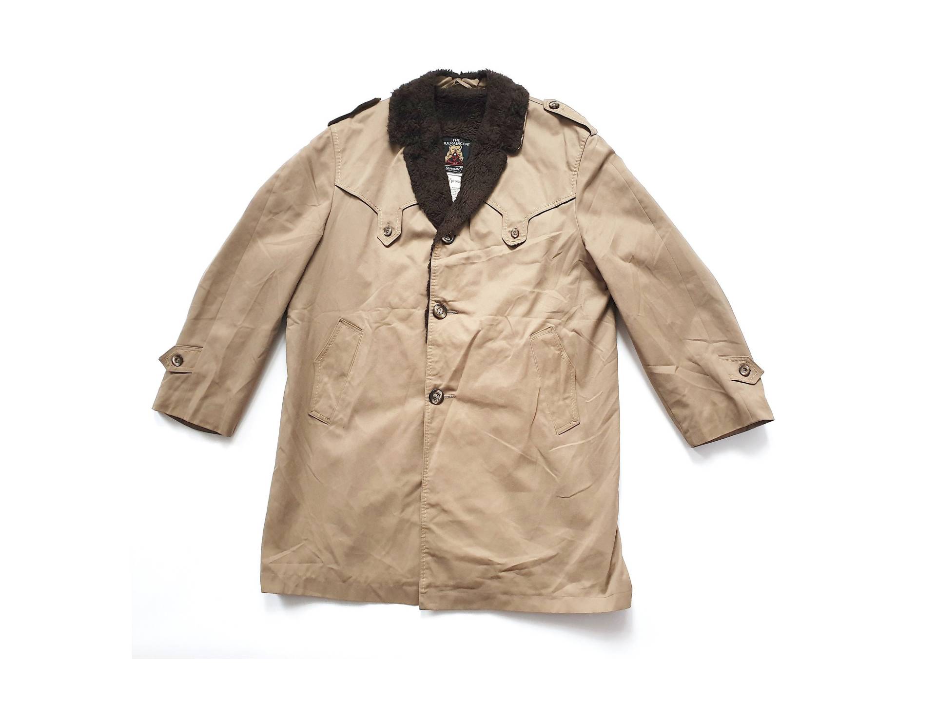 1970Er Drover Mantel, Vintage Herren-Workwear-Trenchcoat, 70Er-Jahre-Outdoor-Kleidung von TheLordOfVintage