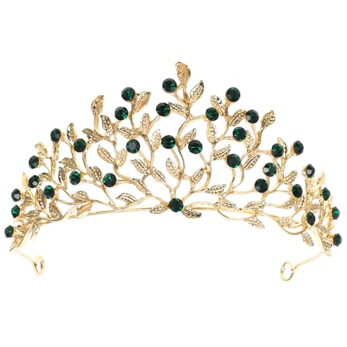 Hochzeit Tiara Braut Stirnband Braut Krone Tiara Dekoration Zeremonie Krone Tiara, 15.00X15.00X7.00CM, Strass, Konglomerat von Theaque