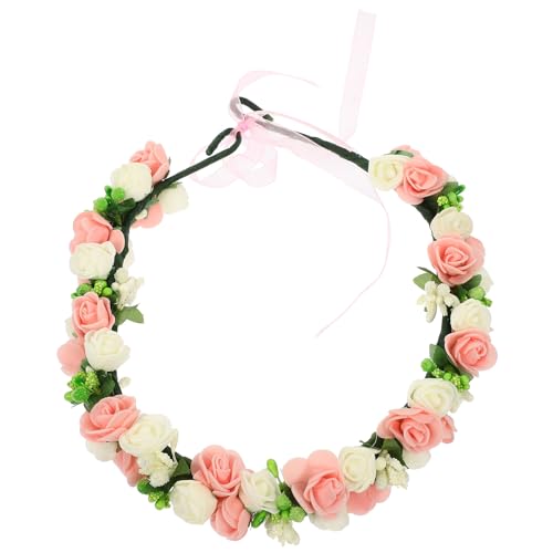 Hochzeits-Braut-Kopfschmuck, Blumenkranz, Braut-Blumen-Haarband, Haar-Accessoire von Theaque