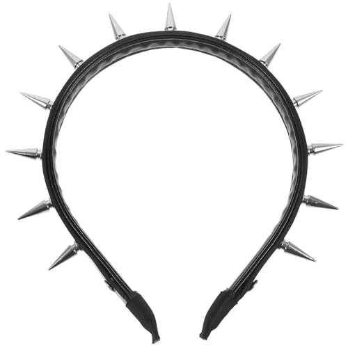 Nieten-Stirnband, modisches Festival-Punk-Stirnband, dekoratives Stirnband für Damen von Theaque