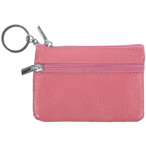 Schlüsselanhänger Geldbörse Kleine Leder Kleingeldbörse Münztasche Damen Geldbörse Reißverschluss Geldbörse Kleine Geldbörse, Wie abgebildet 2, 10.40X7.00X1.00CM von Theaque