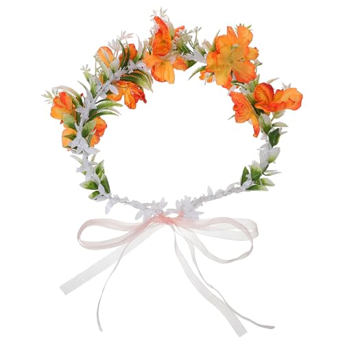 Verstellbares Blumen-Stirnband, künstliche Blume, Stirnband, dekorativer Kopfschmuck von Theaque