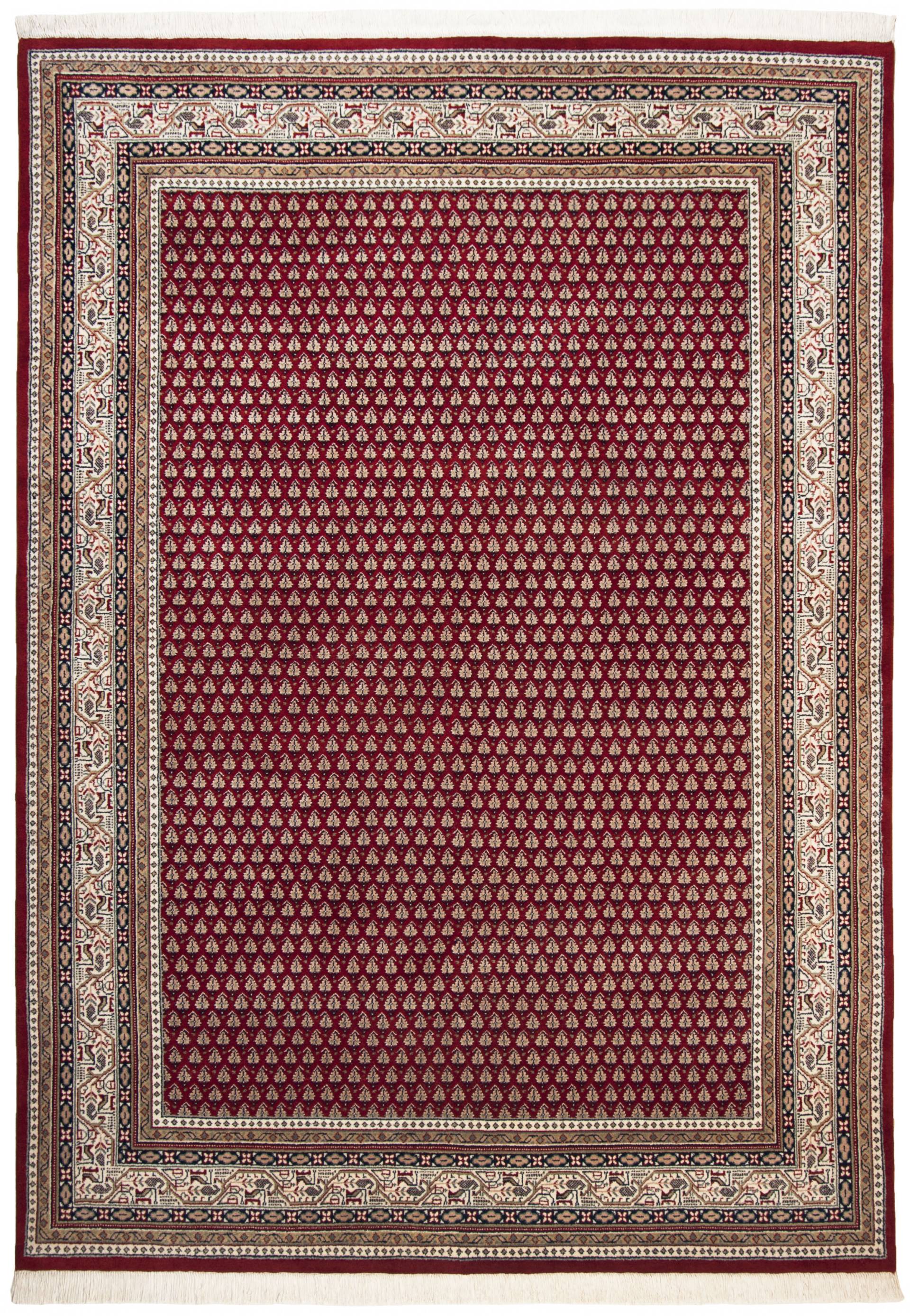 THEKO Orientteppich "Abbas Meraj Mir", rechteckig, reine Wolle, handgeknüpft, mit Fransen von Theko