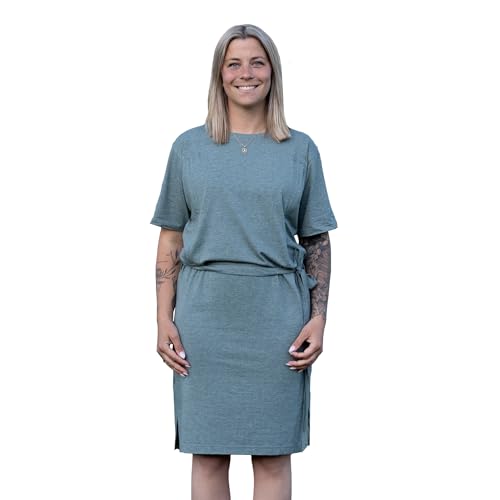 Soulmum Stillkleid – Weiches Stillkleid aus Bambusjersey und Bio Baumwolle – Stillfreundliches Umstandskleid für Schwangerschaft & Stillzeit – Umstandsmode & Stilloberteile (Melange grün-grau Größe:L) Soulmum Stillkleid – Weiches Stillkleid aus Bambusjersey und Bio Baumwolle – Stillfreundliches Umstandskleid für Schwangerschaft & Stillzeit – Umstandsmode & Stilloberteile (Melange grün-grau Größe:L) von Theraline