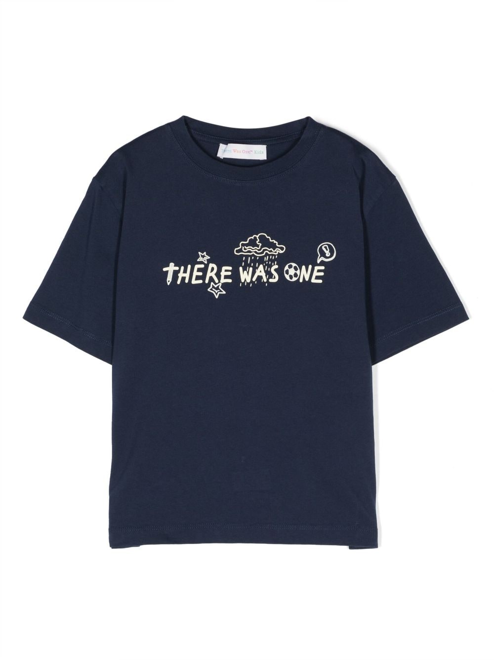 There Was One Kids T-Shirt mit Logo-Print - Blau von There Was One Kids