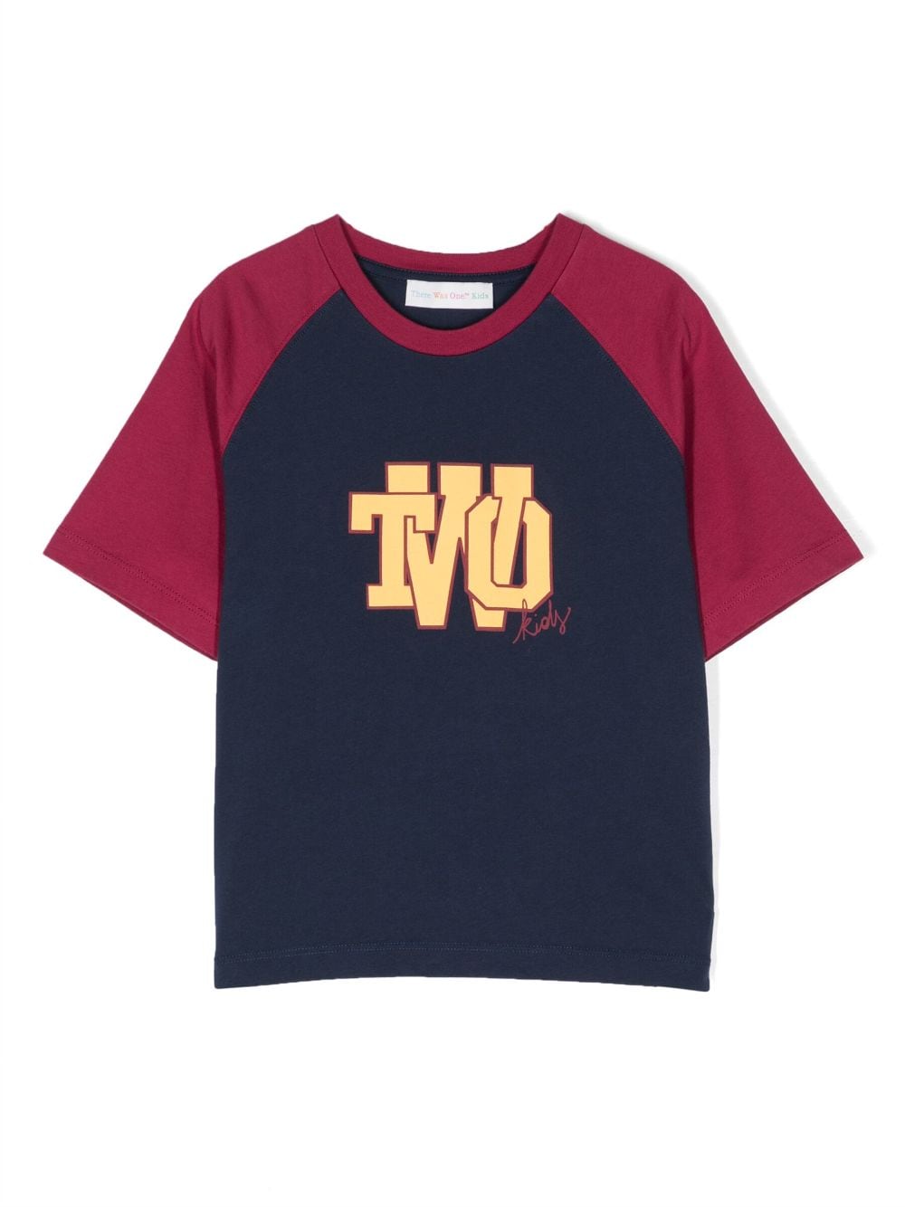 There Was One Kids T-Shirt mit Logo-Print - Blau von There Was One Kids