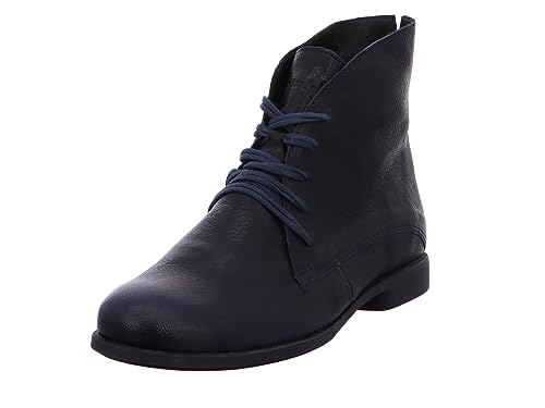 Think! Damen Agrat Chromfrei Gegerbte Leicht Gefütterte Stiefelette, 8000 Navy, 37.5 EU von Think!