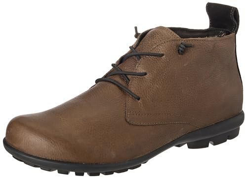 THINK! Herren Kong nachhaltige, Leder gefütterte Stiefelette, 7020 Slate/Kombi, 43 EU von Think!