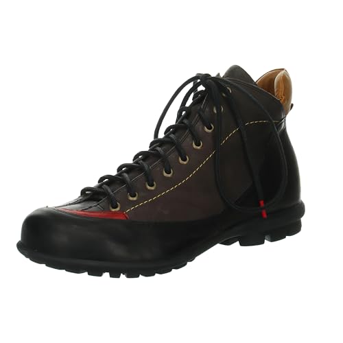 THINK! Herren Kong nachhaltige Leder gefütterte Stiefelette, 0010 SZ/Kombi, 41.5 EU von Think!