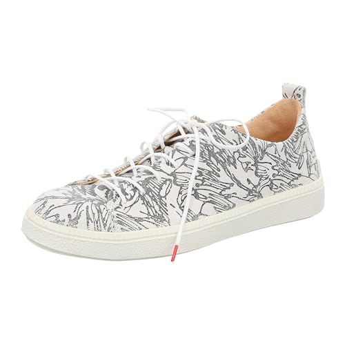 Think Damen TURNA nachhaltige Wechselfußbett Sneaker, Bianco/Kombi 1070, 36.5 EU von Think!