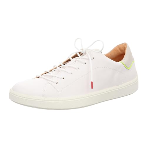 Think Herren TURNA chromfrei gegerbte nachhaltige Wechselfußbett Sneaker, Bianco/Kombi 1020, 40 EU von Think!