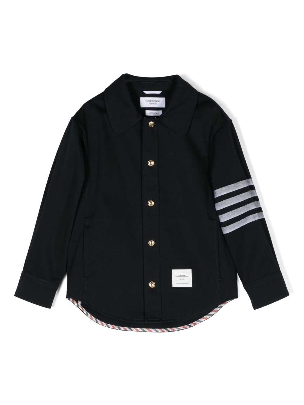 Thom Browne Kids Klassische Hemdjacke - Blau von Thom Browne Kids