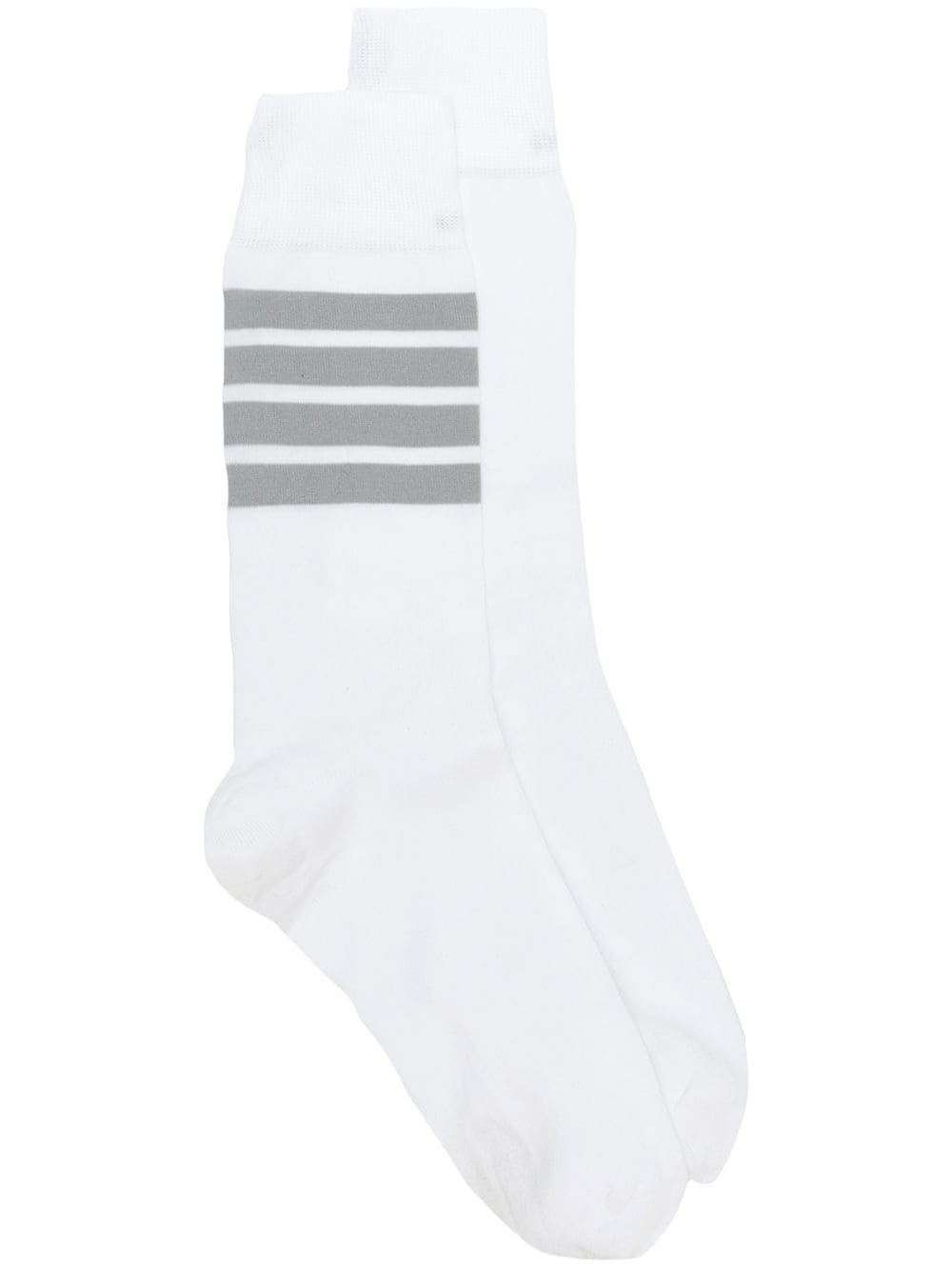 Thom Browne Gestreifte Socken - Weiß von Thom Browne