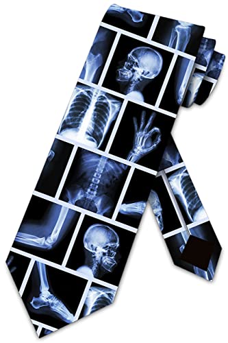 Three Rooker Xray Ties Medizinische Krawatte für Herren, Schwarz, Einheitsgröße Three Rooker Xray Ties Medizinische Krawatte für Herren, Schwarz, Einheitsgröße von Three Rooker