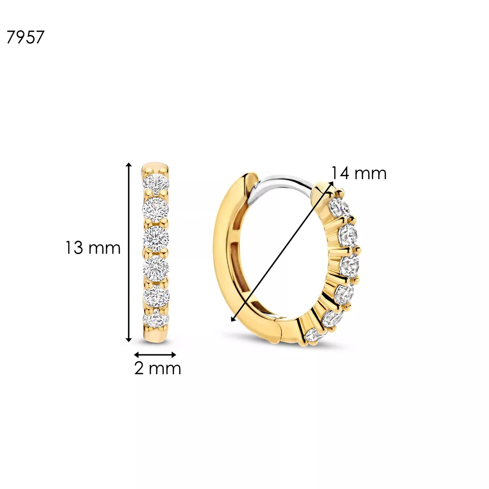 Ti Sento Ohrringe - TI SENTO Earring  7957ZY - Gr. unisize - in Gold - für Damen von Ti Sento