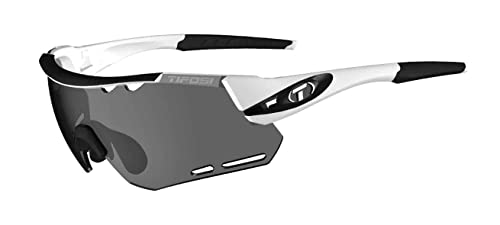 Tifosi Unisex Alliant Interchangeable Lens Brille, weiß/schwarz von Tifosi