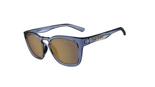 Tifosi Unisex Smirk Sonnenbrille, Crystal Denim, Gold Mirror von Tifosi