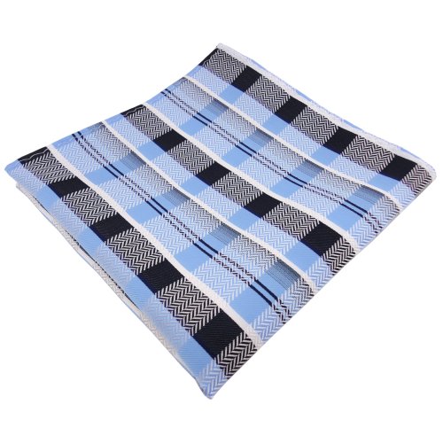 TigerTie Designer Einstecktuch in blau hellblau silber weiß marine gestreift TigerTie Designer Einstecktuch in blau hellblau silber weiß marine gestreift von TigerTie