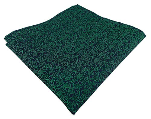 TigerTie Designer Einstecktuch in grün schwarz florales Muster - Stecktuchgröße 30 x 30 cm TigerTie Designer Einstecktuch in grün schwarz florales Muster - Stecktuchgröße 30 x 30 cm von TigerTie