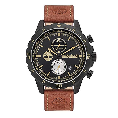 TIMBERLAND Dunford TBL.16003JYB-02 Armbanduhr, 46 mm, Schwarz von Timberland