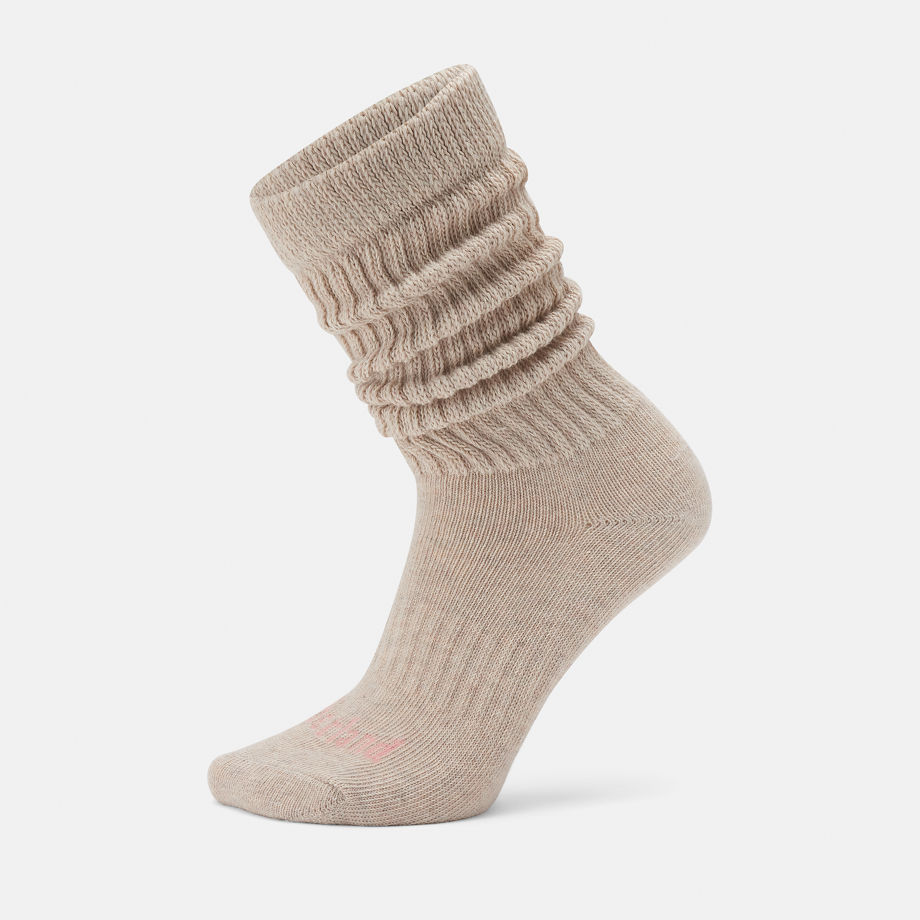 Timberland Extra Lange, Schwere, Lässige Socken Für Damen In Beige Beige, Größe L von Timberland