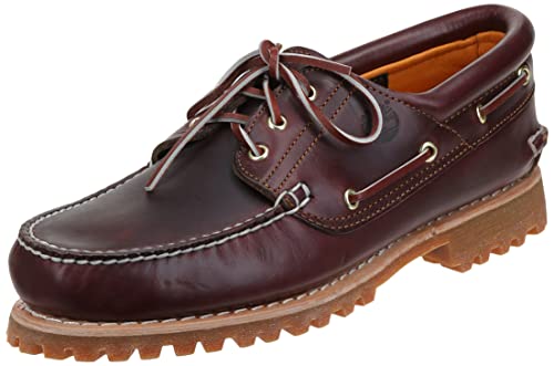 Timberland Herren Authentics 3 Eye Classic Bootsschuhe, Braun (Burgundy Pull Up), 47.5 EU von Timberland