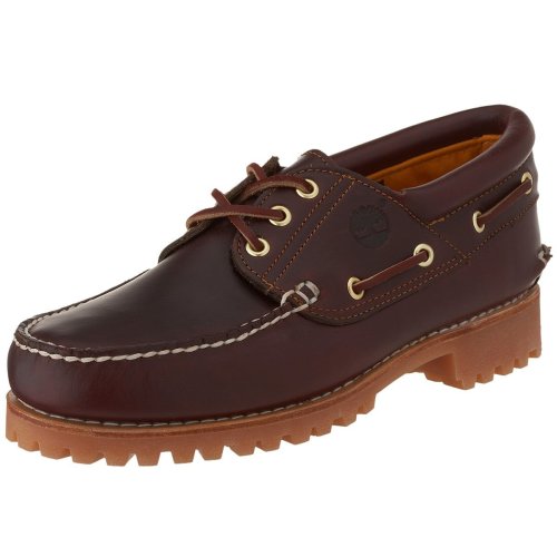 Timberland Herren Authentics 3 Eye Classic Bootsschuhe, Burgunderrot, 40 EU von Timberland