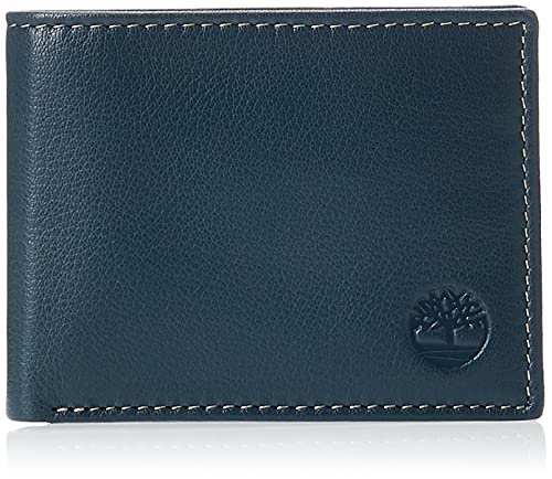 Timberland Herren Blix Slimfold Wallet Falt-Brieftasche, Navy, Einheitsgröße von Timberland