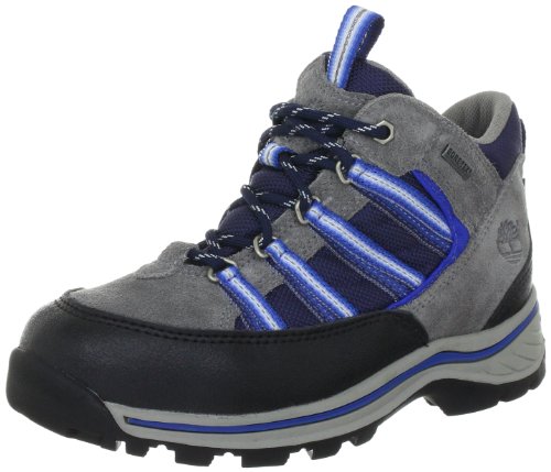 Timberland Jungen MAHOOSC GTX LCHKR Gry/BLU Sportschuhe, Grau (Dark Grey with, 33 EU von Timberland